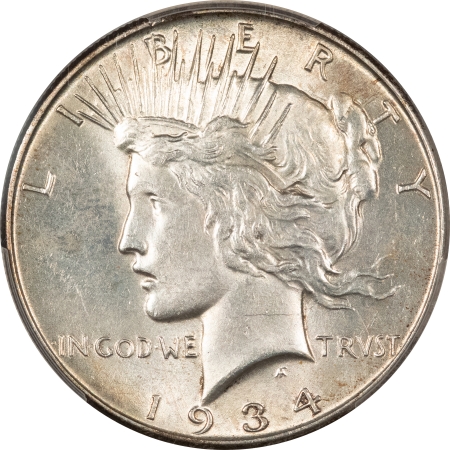 New Certified Coins 1934 PEACE DOLLAR – PCGS MS-61 FRESH & PRETTY!