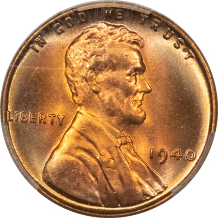 CAC Approved Coins 1940 LINCOLN CENT – PCGS MS-67+ RD, SIMPLY GORGEOUS, PQ++ & CAC APPROVED!