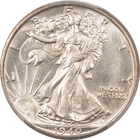 New Certified Coins 1940-S WALKING LIBERTY HALF DOLLAR – PCGS MS-64 LUSTROUS!
