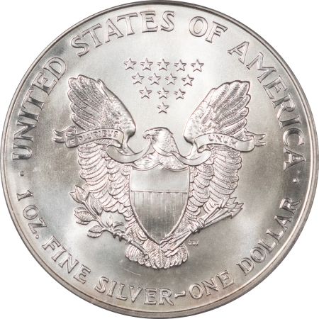 American Silver Eagles 2000(W) AMERICAN SILVER EAGLE – ICG MS-65 LIMITED EDITION 75,000 MILLENNIUM COIN