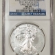 American Silver Eagles 2011-W AMERICAN SILVER EAGLE, 25TH ANNIV, EARLY RELEASE – NGC PF-69 ULTRA CAMEO