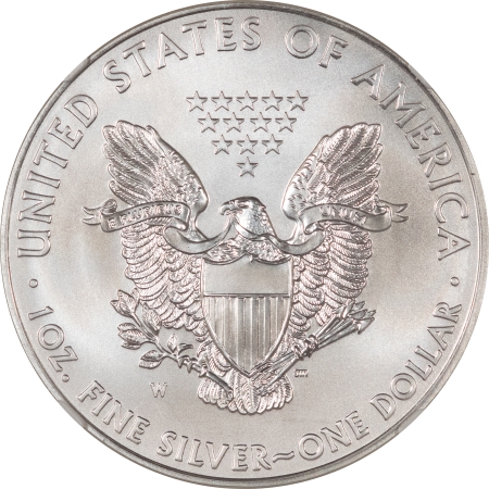 American Silver Eagles 2011-W AMERICAN SILVER EAGLE, 25TH ANNIVERSARY, EARLY RELEASE – NGC MS-69