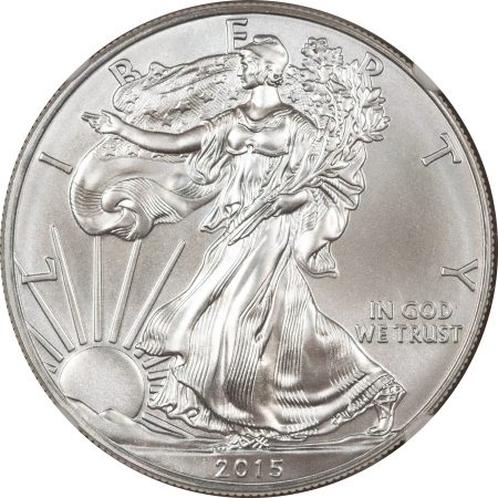 American Silver Eagles 2015 $1 AMERICAN SILVER EAGLE 1 OZ – NGC MS-69