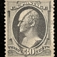 U.S. Stamps SCOTT #188, 10c DEEP  BROWN, SECRET MARK, MNG, FINE+ W/ PO FRESH COLOR-CAT $650