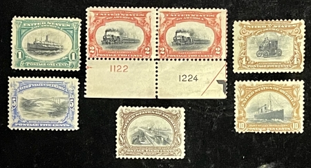 U.S. Stamps SCOTT #294-299 1c-10c PAN-AM SET (6), DECENT STAMPS W/ SMALL FAULTS, CAT $383