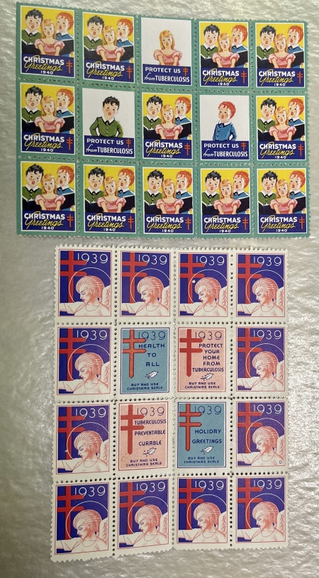 U.S. Stamps ALBUM OF 1930s FARLEY SOUVENIR SHEETS (QUANTITIES), ALL FRESH, MOG, CAT $400+