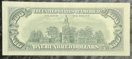 Small U.S. Notes 1966-A $100 US NOTE, FR-1551, CHOICE AU W/ BRIGHT COLOR, EMBOSSING & BODY-NICE!