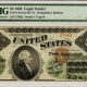 Large U.S. Notes 1869 $5 “RAINBOW” WOODCHOPPER LEGAL TENDER, FR-64, PCGS VERY CHOICE NEW 64 PPQ