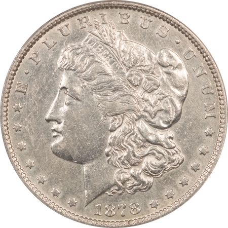 Morgan Dollars 1878 7/8TF MORGAN DOLLAR, VAM-41B TOP 100 – ANACS AU-53 DETAILS, CLEANED!