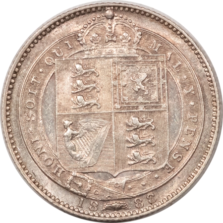 New Store Items 1888/7 SHILLING GR BRITAIN KM-761 – HIGH GRADE NEARLY UNCIRC LOOKS CHOICE FLASHY