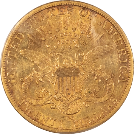 $20 1889-CC $20 LIBERTY GOLD PCGS XF-45, FLASHY & LOOKS AU!