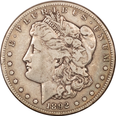 Morgan Dollars 1892-CC MORGAN DOLLAR – CHOICE VERY FINE, NICE!