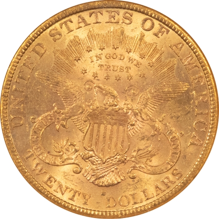 $20 1892-S $20 LIBERTY GOLD – NGC MS-61 LOOKS CHOICE! PREMIUM QUALITY!
