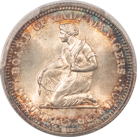New Certified Coins 1893 ISABELLA QUARTER PCGS MS-65, SUPERB – LOOKS MS-67! PREMIUM QUALITY!