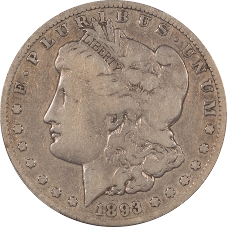 Morgan Dollars 1893-CC MORGAN DOLLAR – PCGS VG-8, NICE CIRCULATED!