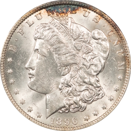 Morgan Dollars 1896-O MORGAN DOLLAR – PCGS MS-62, WELL STRUCK FOR THE DATE!