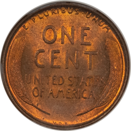 Lincoln Cents (Wheat) 1909 VDB LINCOLN CENT – ANACS MS-65 RB, PRETTY!
