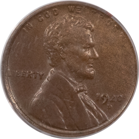 Lincoln Cents (Wheat) 1920-D LINCOLN CENT – PCGS MS-62 BN