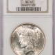 New Certified Coins 1922-D PEACE DOLLAR – NGC MS-64 BLAST WHITE!