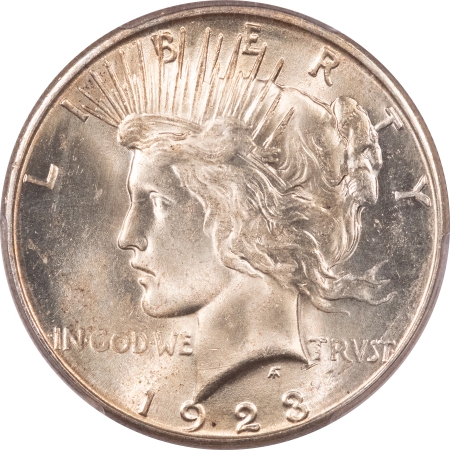 New Certified Coins 1923-S PEACE DOLLAR – PCGS MS-64 WELL STRUCK W/ GEM LIKE LUSTER!