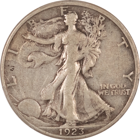 New Certified Coins 1923-S WALKING LIBERTY HALF DOLLAR – PCGS VF-20, UNDER-RATED ORIGINAL & PQ!