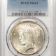 New Certified Coins 1927 PEACE DOLLAR – PCGS MS-63 BLAST WHITE & PREMIUM QUALITY!