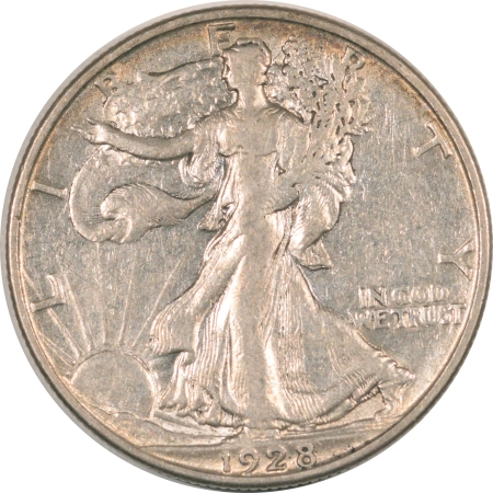 U.S. Uncertified Coins 1928-S WALKING LIBERTY HALF DOLLAR, HIGH GRADE EXAMPLE!