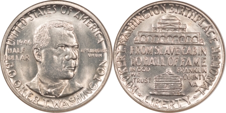 New Certified Coins 1946 P/D/S BTW COMMEMORATIVE HALF DOLLAR SET OF 3 – NGC MS-64