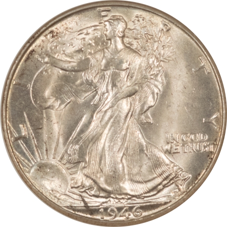 New Certified Coins 1946-D WALKING LIBERTY HALF DOLLAR – NGC MS-65, PREMIUM QUALITY! FATTY!