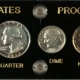 New Store Items 1950 U.S. 5 COIN SILVER PROOF SET, CHOICE PROOF & UNTONED, WHITMAN SNAP CASE