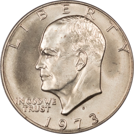 Eisenhower Dollars 1973-S EISENHOWER SILVER DOLLAR – PCGS MS-67