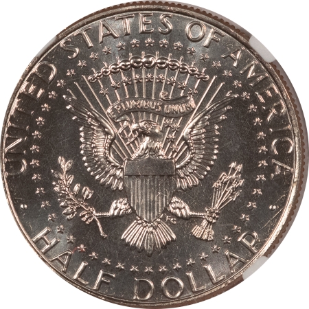 Kennedy Halves 2014-D CLAD KENNEDY HALF DOLLAR, 50TH ANNIVERSARY HIGH RELIEF – NGC SP-67