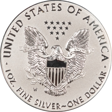 American Silver Eagles 2019-W $1 AMERICAN SILVER EAGLE, 1 OZ ENHANCED REV PROOF – PCGS PR-70