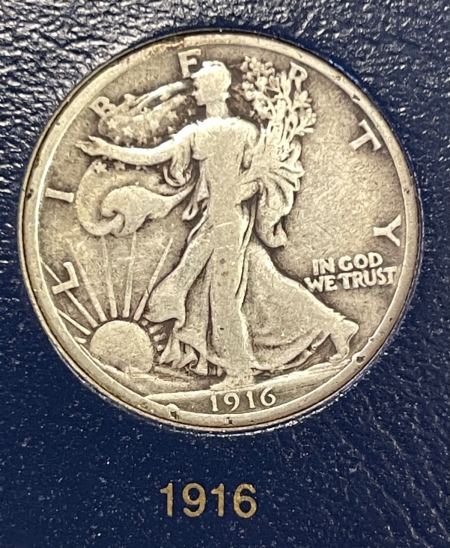 Half Dollars 1916-1947-D 65 COIN WALKING LIBERTY HALF DOLLAR COMPLETE SET, NICE G+, NICE KEYS
