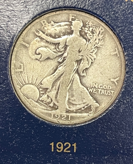 Half Dollars 1916-1947-D 65 COIN WALKING LIBERTY HALF DOLLAR COMPLETE SET, NICE G+, NICE KEYS