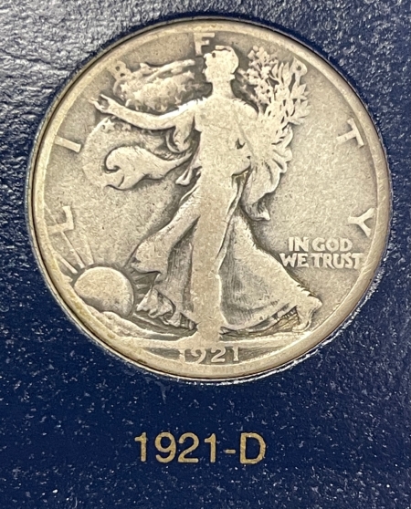 Half Dollars 1916-1947-D 65 COIN WALKING LIBERTY HALF DOLLAR COMPLETE SET, NICE G+, NICE KEYS