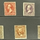 U.S. Stamps SCOTT #274-276, 15c BLUE, 30c ORANGE & $1 BLACK TY II, USED & FAULTY-CAT $152+