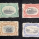 U.S. Stamps SCOTT #274-276, 15c BLUE, 30c ORANGE & $1 BLACK TY II, USED & FAULTY-CAT $152+
