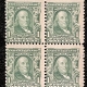 U.S. Stamps SCOTT #299 10c YELLOW-BROWN/BLACK, MOG, HR, VERTICAL CREASE, CAT $115