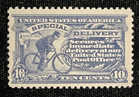 U.S. Stamps SCOTT #E-11 10c DARK ULTRAMARINE, MOG-NH, FRESH & VF, CATALOG $45