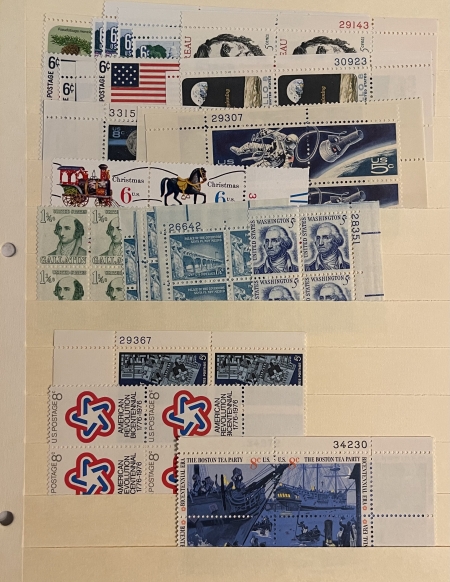 U.S. Stamps 7 PAGE DEALER STOCKBOOK-U.S. MINT SINGLES, 1930’s-40’s, MOST MOG-NH, CAT $500+!