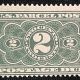 U.S. Postal Agency in China SCOTT #K-2, 4c OVER 2c, RED, SHANGHAI, USED, AVERAGE CENTERING – CAT $70