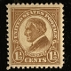 U.S. Stamps SCOTT #555 3c VIOLET, BLOCK OF 4, MOG-LH, VF & FRESH, BOTTOM RT-NH, CAT $72.50