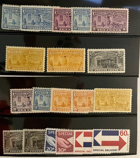 U.S. Stamps U.S. SINGLES/PAIRS/BLOCKS REMAINDER LOT, 1898-1950s, MOSTLY FRESH, MOG-CAT $250+