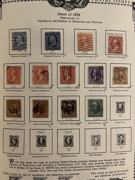 U.S. Stamps U.S USED COLLECTION IN ALBUM, 1851-2000, MANY BETTER STAMPS-OWNER’S VALUE $4890!