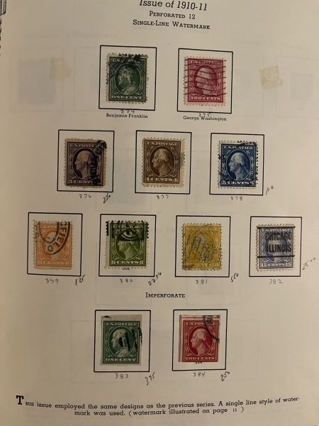U.S. Stamps U.S USED COLLECTION IN ALBUM, 1851-2000, MANY BETTER STAMPS-OWNER’S VALUE $4890!