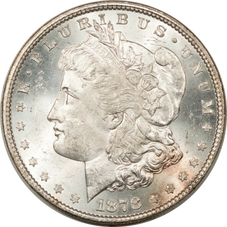 Morgan Dollars 1878 7TF MORGAN DOLLAR REV 79, UNCIRCULATED WHITE & FROSTY!