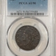 Draped Bust Large Cents 1797 DRAPED BUST LARGE CENT – REV OF 1797, STEMS – PCGS F-15, S-139