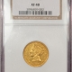$5 1891-CC $5 LIBERTY GOLD – PCGS MS-62+ CARSON CITY GOLD!