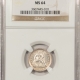 Twenty Cent Pieces 1875-S TWENTY CENT PIECE, NGC MS-62, OFF-WHITE, WELL STRUCK & ATTRACTIVE